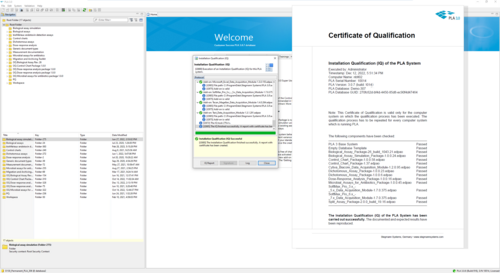 PLA 3.0 Installation Qualification IQ successful